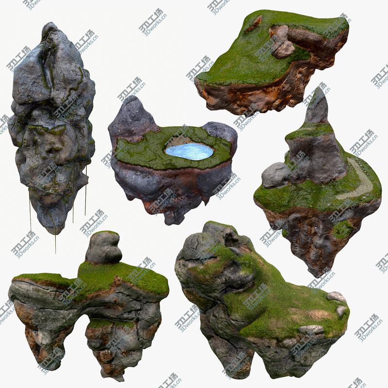 images/goods_img/2021040234/Floating islands low poly x6 package/1.jpg